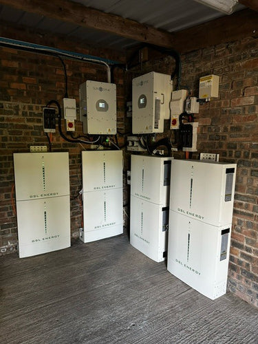 Sunsynk 12kw hybrid with GSL 10.24kWh batteries setup